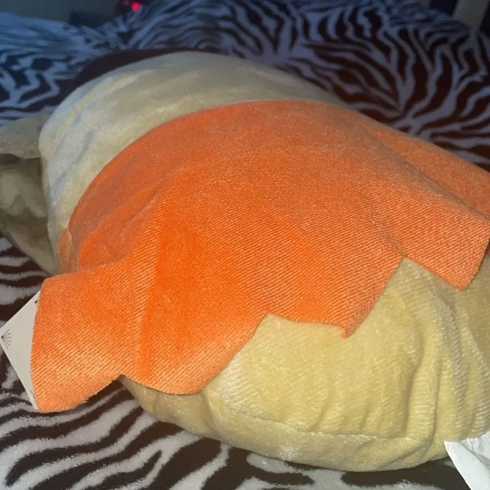 New with tags target bullseye dog plush in witch costume Halloween throw pillow
